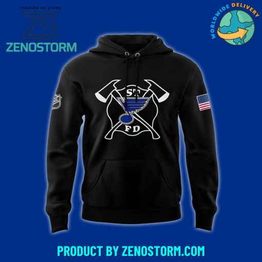 St. Louis Blues x 2024 Firefighter Appreciation Night Hoodie