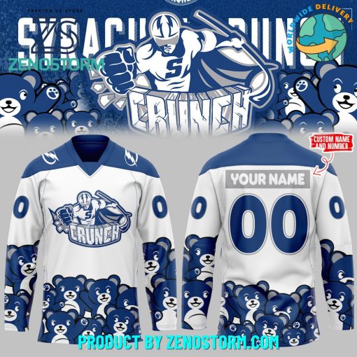 Syracuse Crunch x Teddy Bear 2024 Hockey Jersey