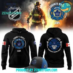 Toronto Maple Leafs x 2025 Firefighter Appreciation Night Hoodie, Cap