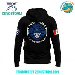 Toronto Maple Leafs x 2025 Firefighter Appreciation Night Hoodie Cap