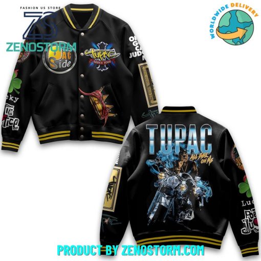 Tupac Shakur All Eyez on Me Baseball Jacket