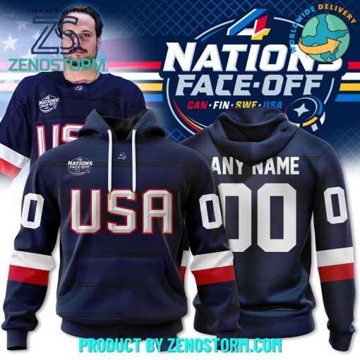 USA Hockey Home 4 Nations Face-Off 2025 Hoodie