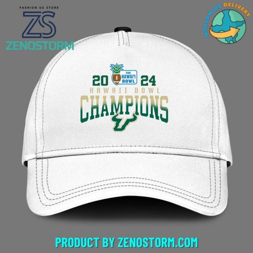 USF Bulls Bowl Hawaii Champion 2024 Hoodie Set White