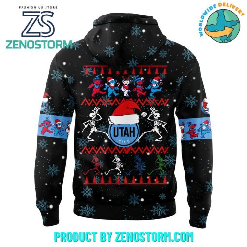 Utah Hockey Grateful Dead Christmas And Happy New Year Hoodie Set