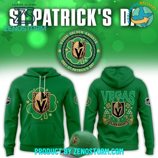 Vegas Golden Knights x 2024 St. Patrick’s Day Hoodie