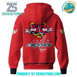 Washington Capitals Special Pride Night Hoodie Pants Cap