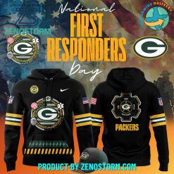 Green Bay Packers NFL 2024 National First Responders Day Hoodie, Cap