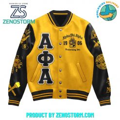 Alpha Phi Alpha 2025 Personalized Baseball Jacket