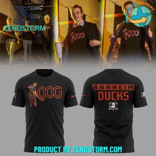 Anaheim Ducks Cam Fowler Who Played In His 1000th NHL Shirt