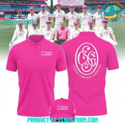 Australia National Cricket Pink Test Polo Shirt Pink Color