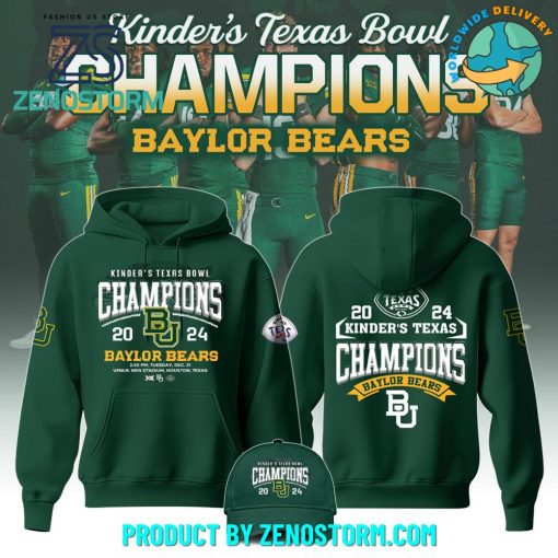 Baylor Bears NCAA Kinder’s Texas Bowl Champions Hoodie Set