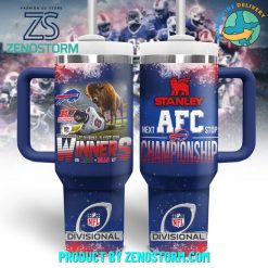 Buffalo Bills AFC Divisional Round Winners 2025 Stanley Tumbler