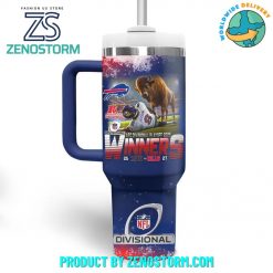 Buffalo Bills AFC Divisional Round Winners 2025 Stanley Tumbler