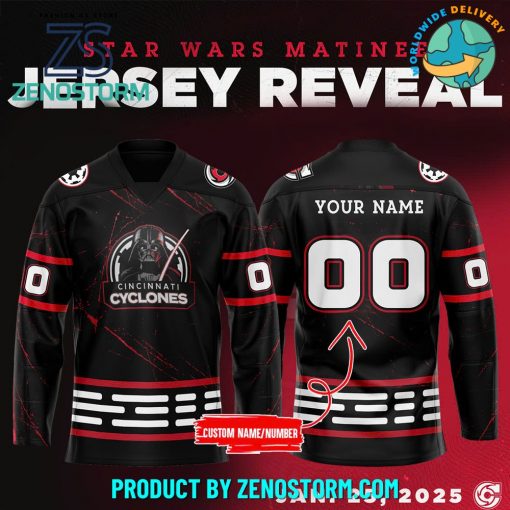 Cincinnati Cyclones x 2025 Star Wars Matinee Hockey Jersey