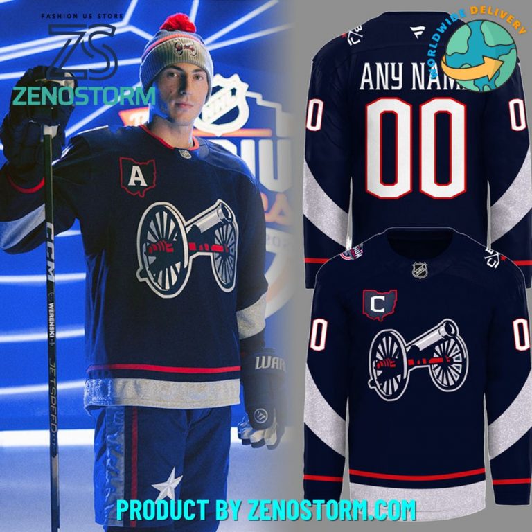 Columbus Blue Jackets 2025 Stadium Series Hockey Jersey Zenostorm