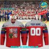 Czech Ice Hockey Association Champions Personalized Hockey Jersey