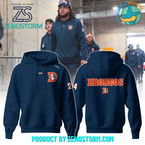 Denver Broncos Navy 5280 Special Hoodie Set