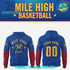 Denver Nuggets Mile High City Custom Name Hoodie Set