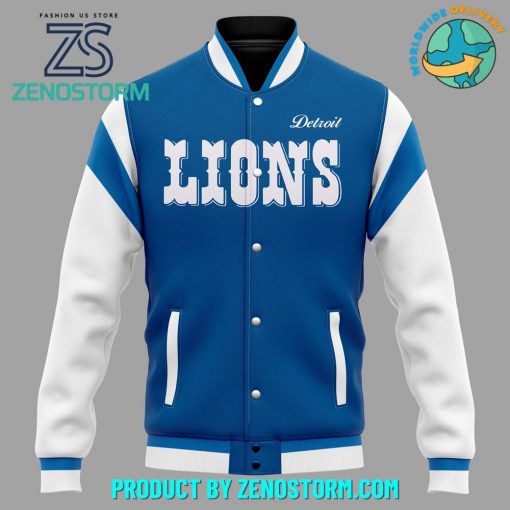 Detroit Lions Football Quinn XCII Baseball Jacket