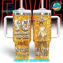 Elvis Presley 90th Anniversary 1935-2025 Stanley Tumbler