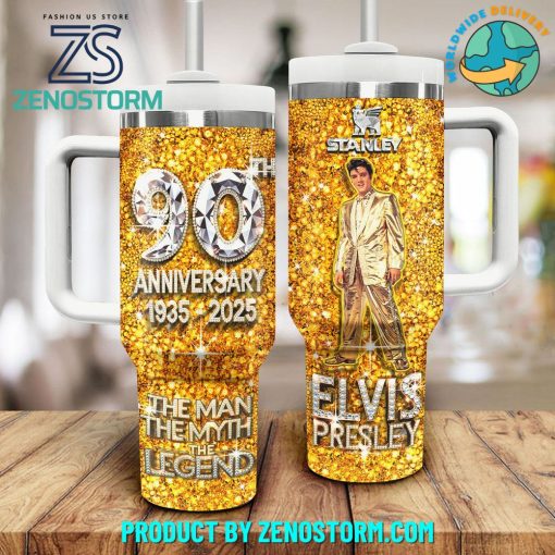 Elvis Presley 90th Anniversary 1935-2025 Stanley Tumbler