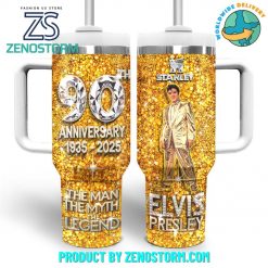 Elvis Presley 90th Anniversary 19352025 Stanley Tumbler