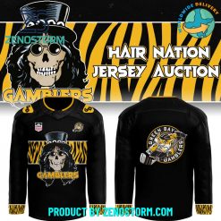 Green Bay Gamblers Hair Nation Jersey Auction 2025 Hockey Jersey