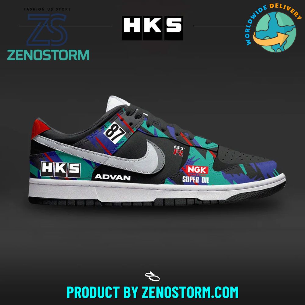 HKS Nissan GTR Nike Dunk Shoes - Famous Livery HKS Nissan GTR Nike Dunk Shoes - Famous Livery