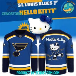 Hello Kitty Night x St. Louis Blues 2025 Hockey Jersey