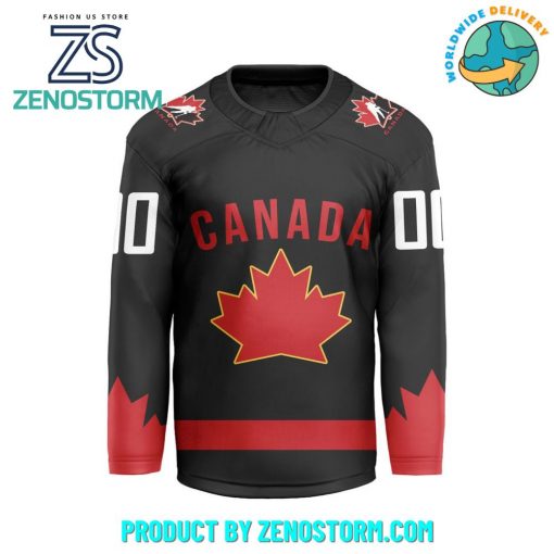 Hockey Canada Personalized Black Alternate Hockey Jersey