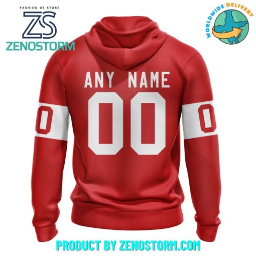 Hockey Canada Personalized Red Retro Concept Kits Hoodie