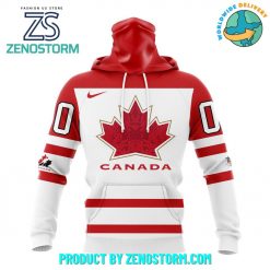 Hockey Canada Personalized White Design Hoodie