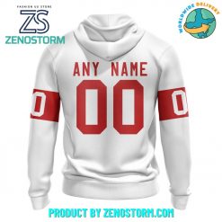 Hockey Canada Personalized White Retro Concept Hoodie