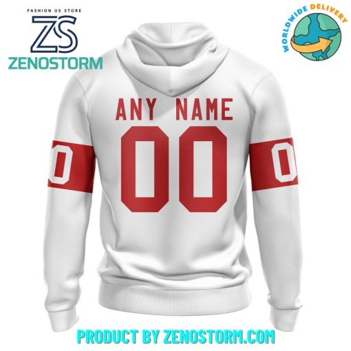 Hockey Canada Personalized White Retro Concept Hoodie