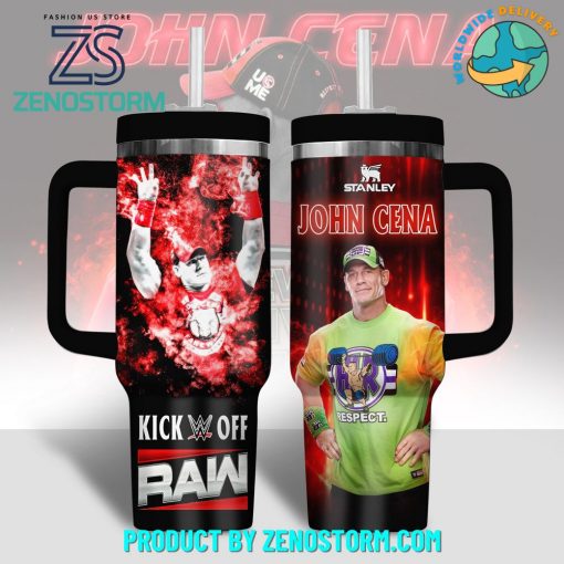 John Cena Kicks Off Raw 2025 Stanley Tumbler