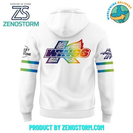 Kalamazoo Wings Uniform Tonight’s Rainbow Ice Hoodie Set