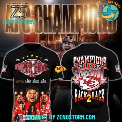 Kansas City Chiefs Back To Back Champions Super Bowl LIX Shirt