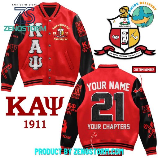 Kappa Alpha Psi 2025 Personalized Baseball Jacket