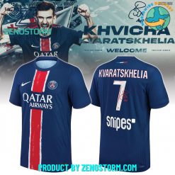 Kvaratskhelia Welcome To PSG 2025 Shirt