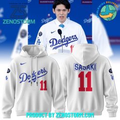 Los Angeles Dodgers Nike Roki Sasaki 11 Hoodie