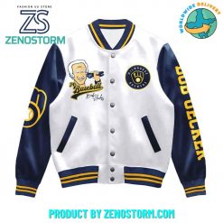 Milwaukee Brewers Baseball Hall of Famer Bob Uecker Baseball Jacket