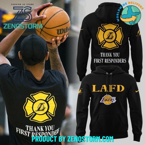 NBA Los Angeles Lakers LAFD Hoodie Set 2025