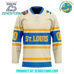 NHL St. Louis Blues 2025 Winter Classic Lace Hockey Jersey