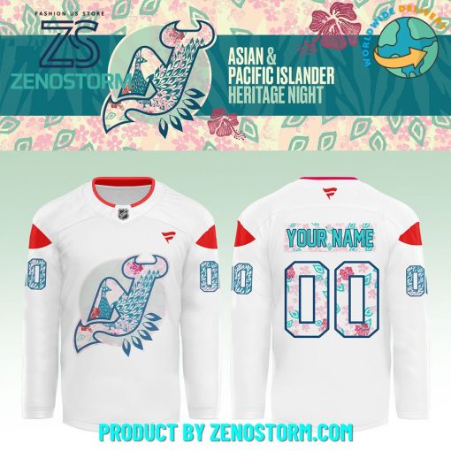 New Jersey Devils x Asian and Pacific Islander Heritage Night Hockey Jersey