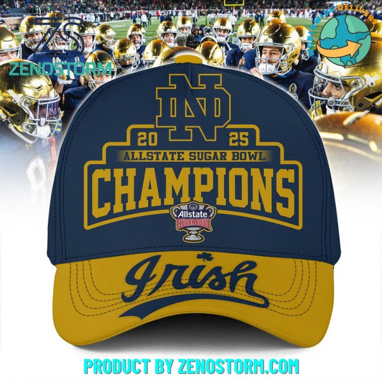 Notre Dame Fighting Irish Allstate Sugar Bowl 2025 Cap Zenostorm