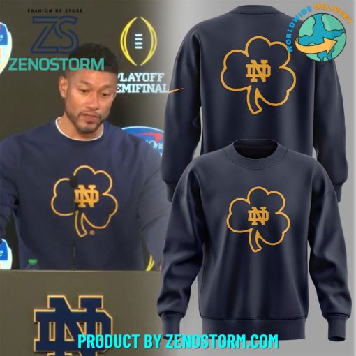 Notre Dame Football Coach Marcus Freeman 2025 Sweatshirt