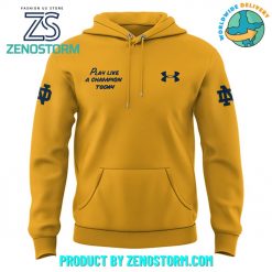 Notre Dame Football ” Play Like a Champions Today ” Hoodie Set