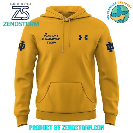 Notre Dame Football ” Play Like a Champions Today ” Hoodie Set