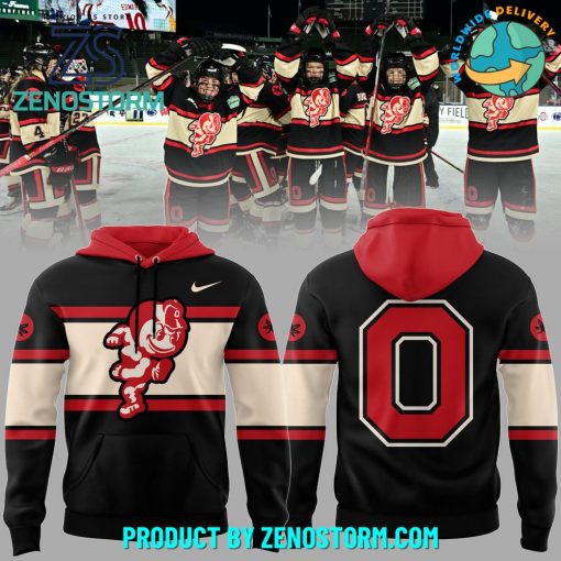 Ohio State Buckeyes Hockey Limited Frozen Confines 2025 Hoodie Set