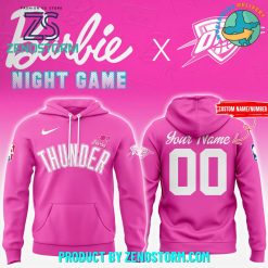 Oklahoma City Thunder x Barbie Night Game Hoodie 2025